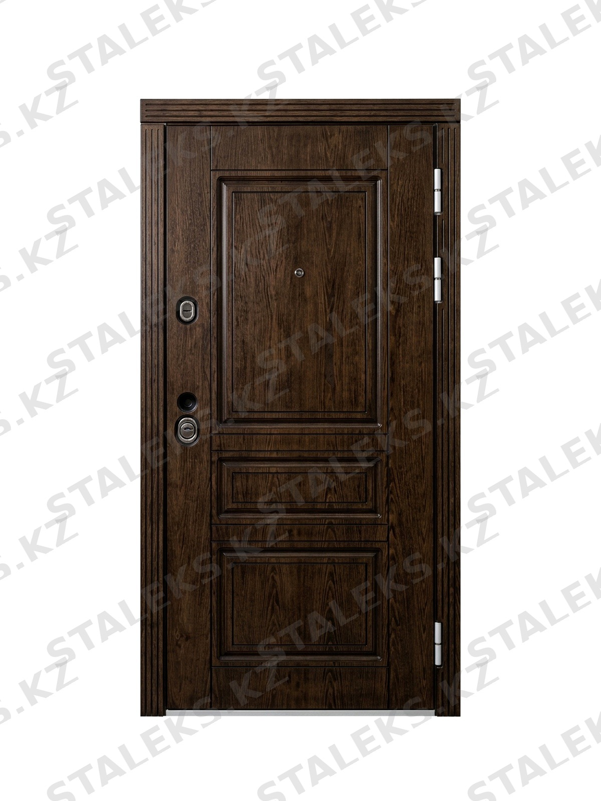 Палермо — одностворчатая глухая дверь с благородным оттенком — каталожное фото STALEKS, коричневый МДФ